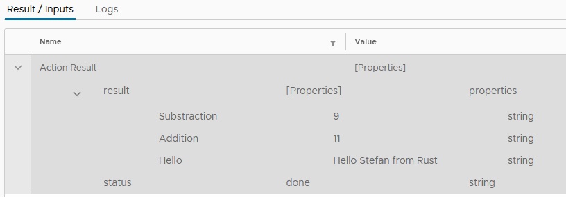 vcf automation python example which uses a shared object from rust