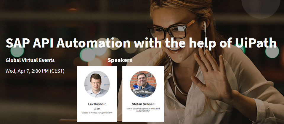 image of uipath global event about sap api automation